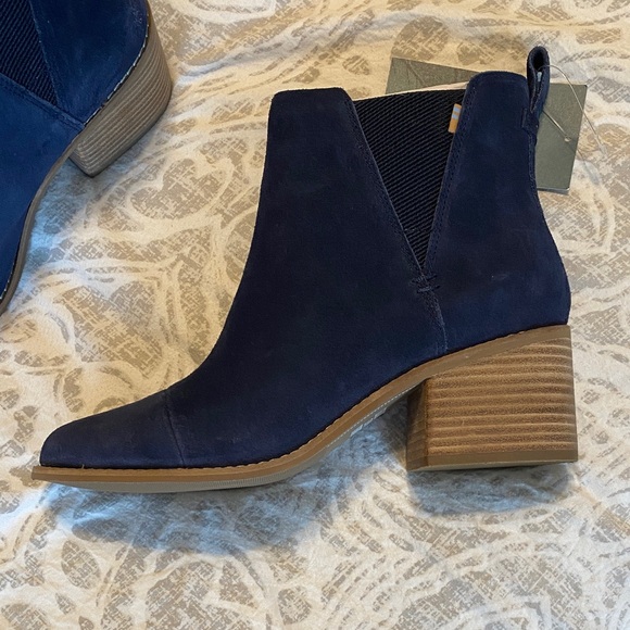 Toms Blue Ankle Boots - Picture 4 of 6